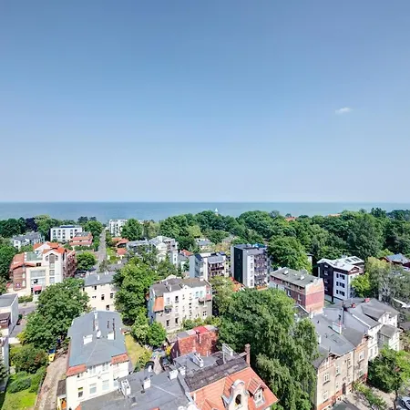 דירה Dom & House - Level Eleven With Sea View *